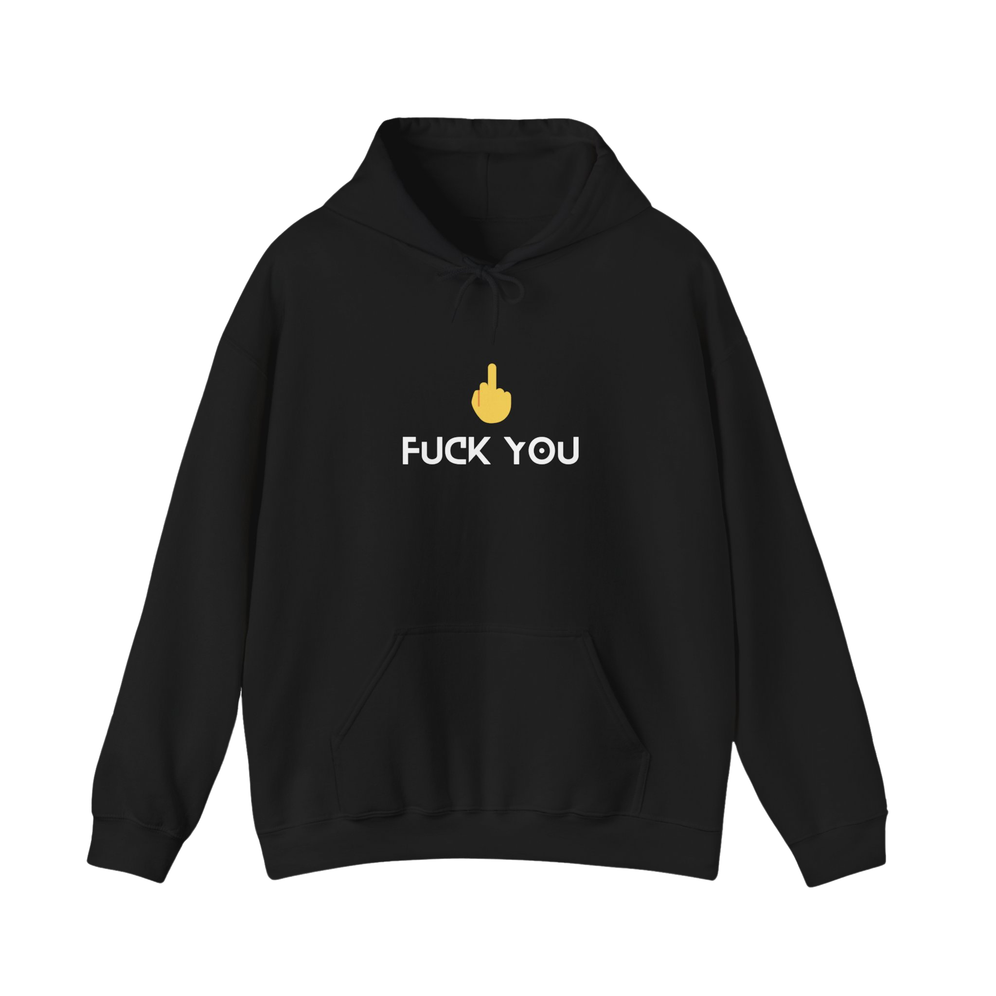 F YOU HOODIE - BLACK